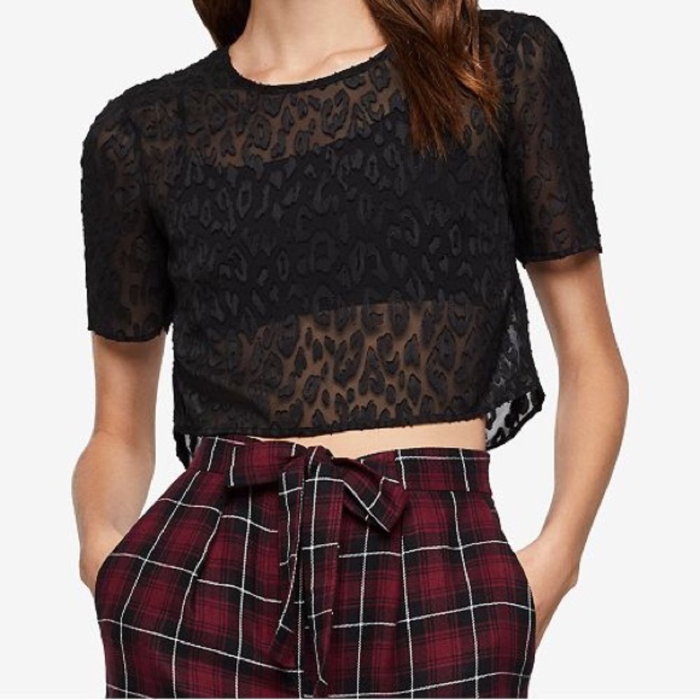 Jacquard Crop Top